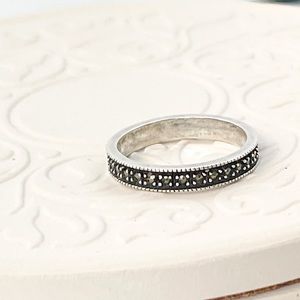 Judith Jack Vintage Sterling Marcasite Ring